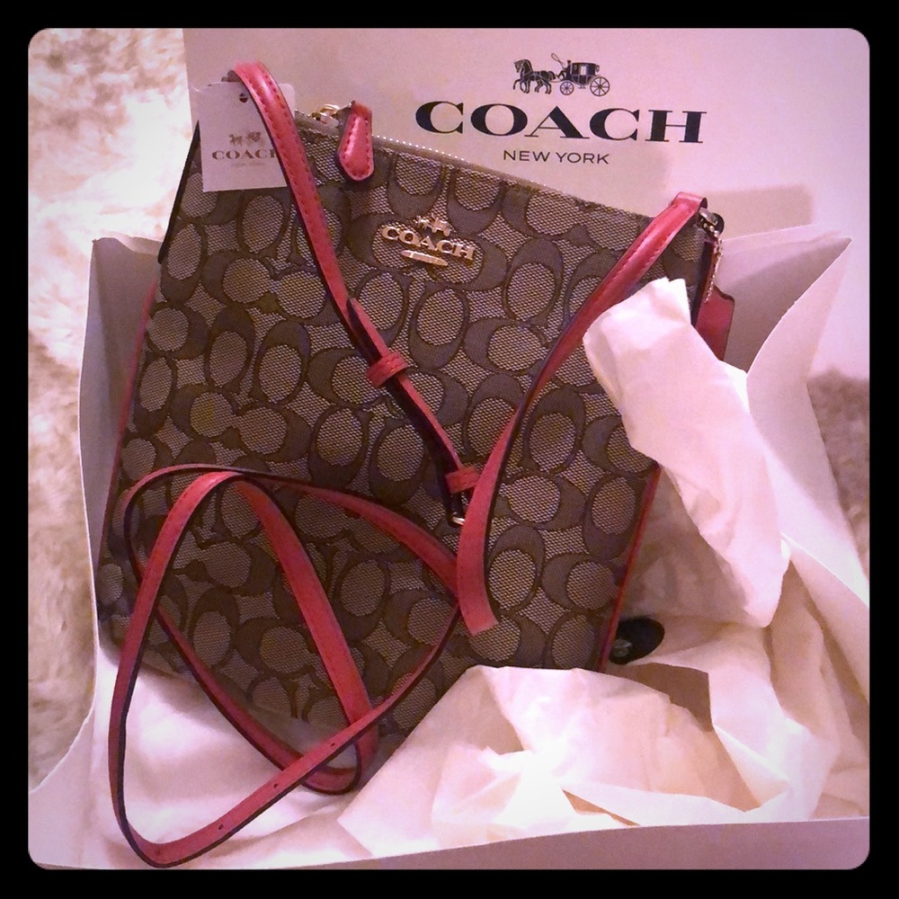 Authentic Coach cross-body bag